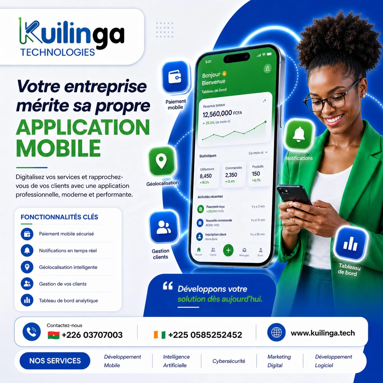 Votre entreprise mérite sa propre application mobile 📱