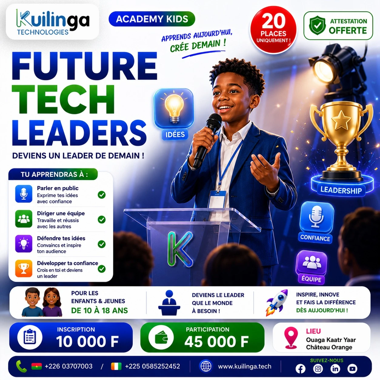 Future Tech Leaders : Deviens un leader de demain !