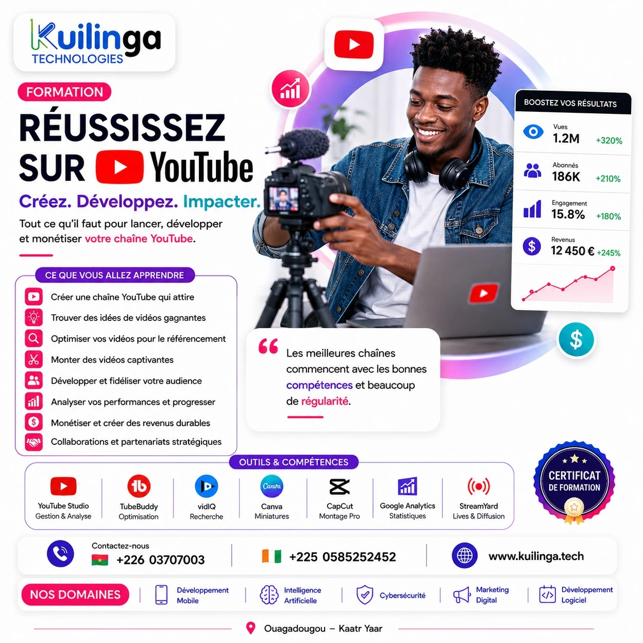 Réussir sur YouTube ▶