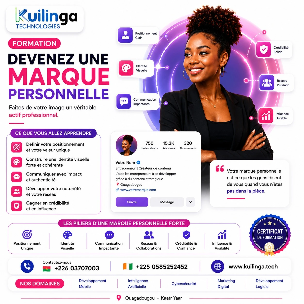 Devenez une marque personnelle