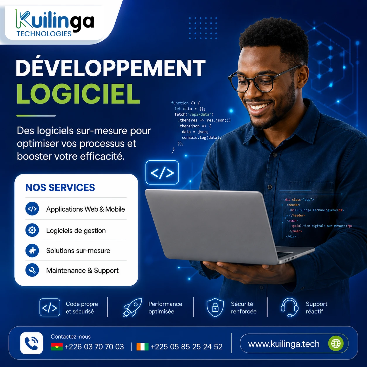 Développement d'applications