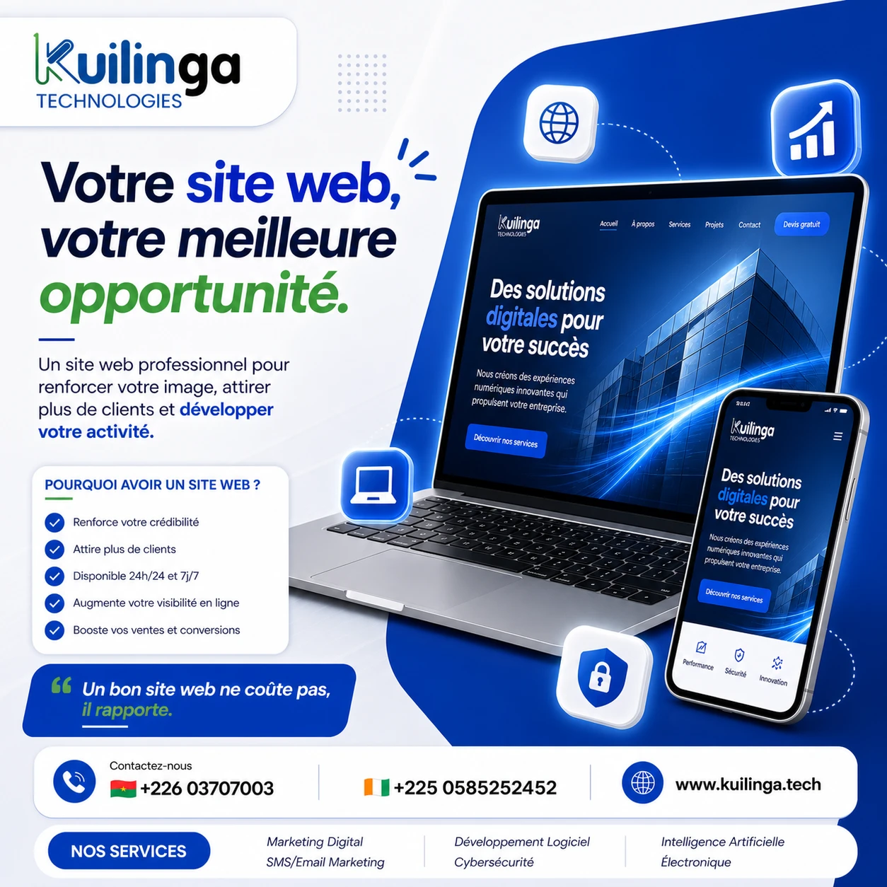 Conception de Site Web professionnel