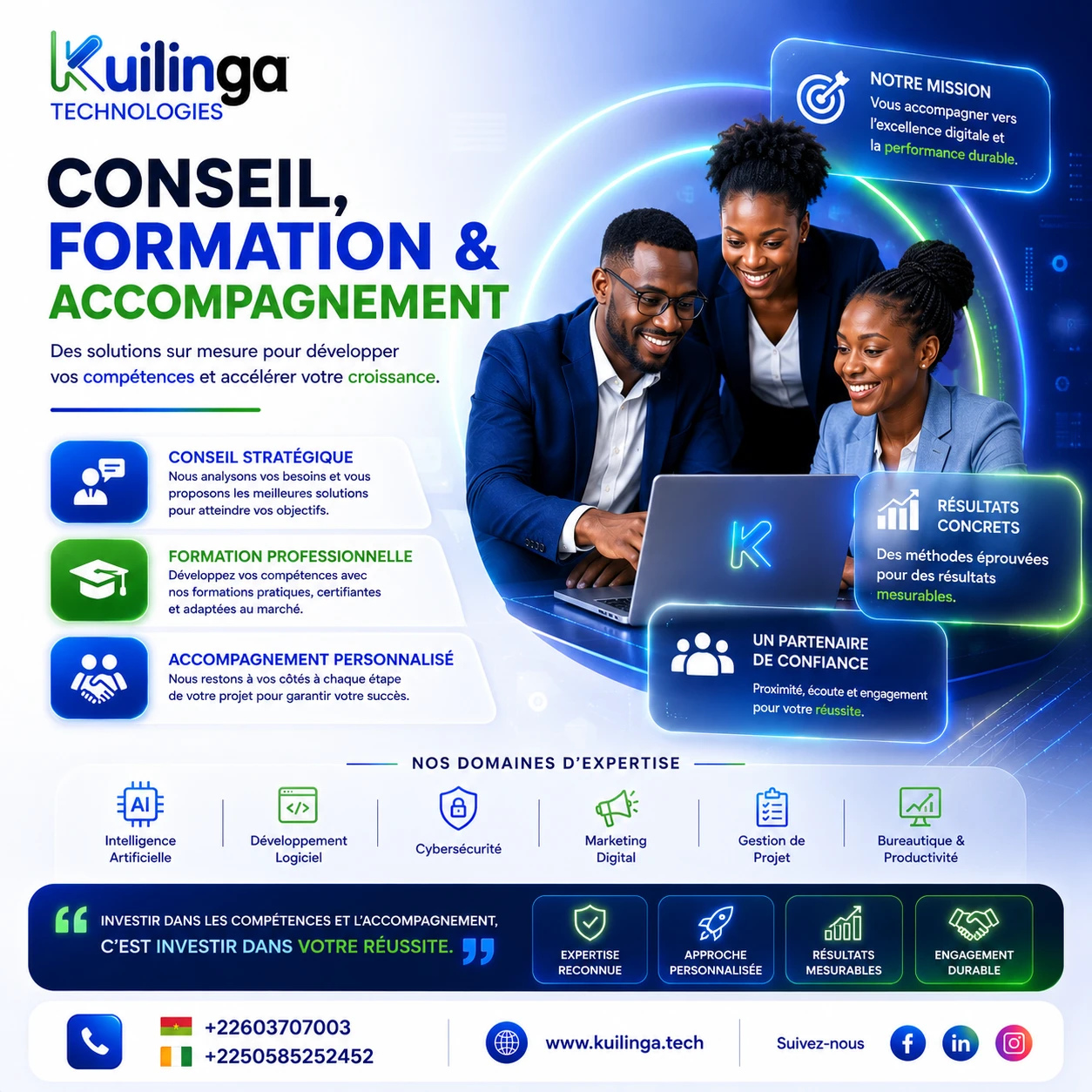 Conseil, Formation & Accompagnement